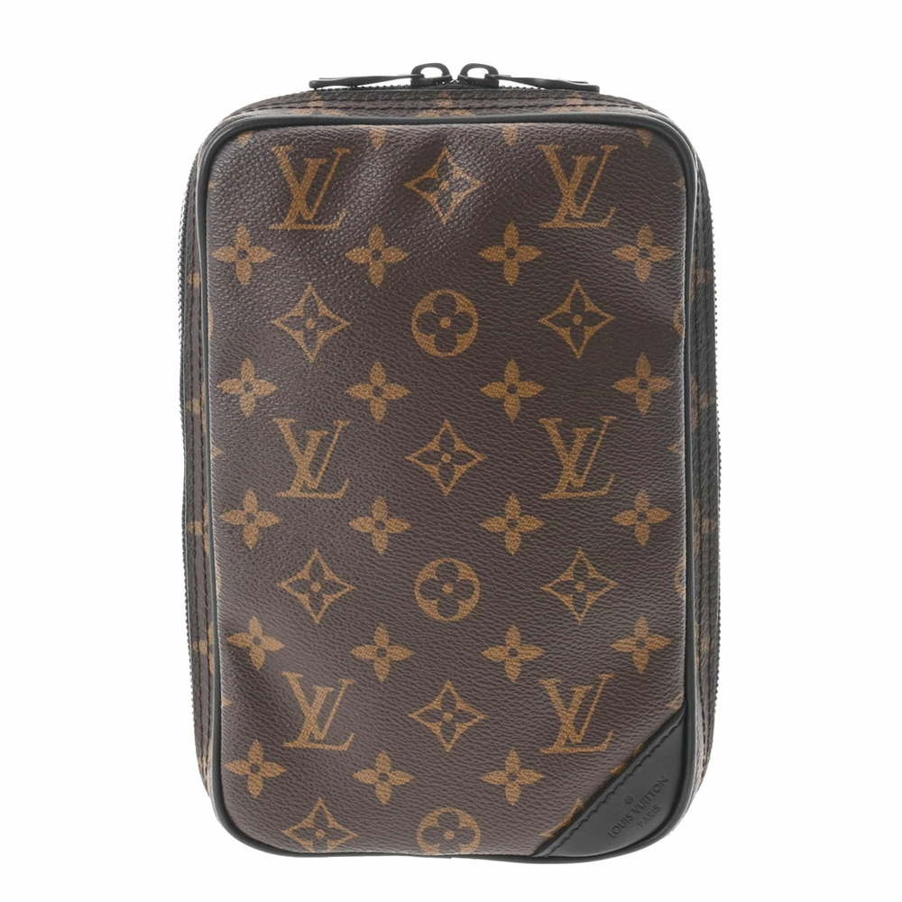 LOUIS VUITTON Monogram Solar Ray Utility Side Bag Brown Canvas Body Belt Bum